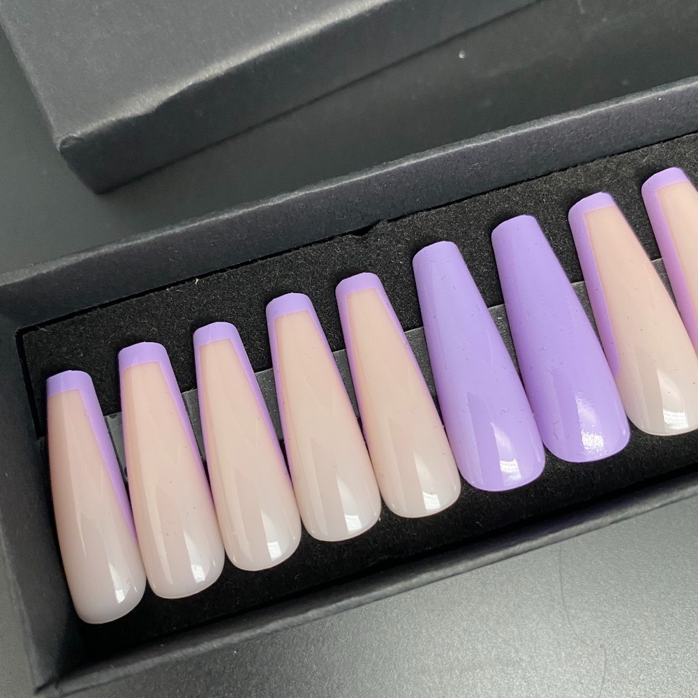 Lavender nail set
